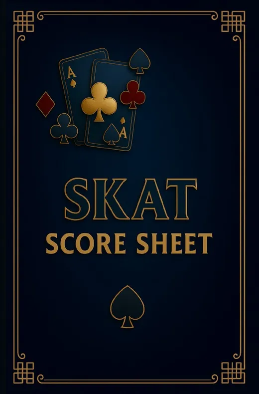 Skat Score sheet
