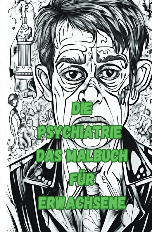 Die Psychiatrie Das Malbuch für Erwachsene