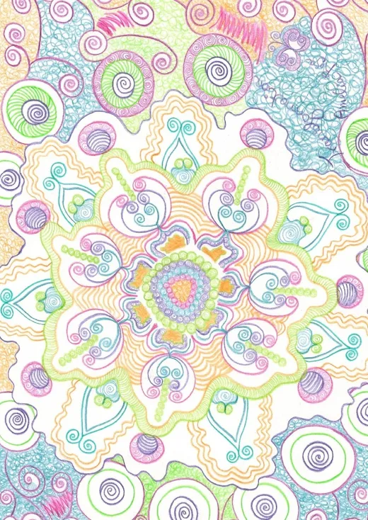 Mandala / Tagebuch Notizbuch mit Mandala: Transformation