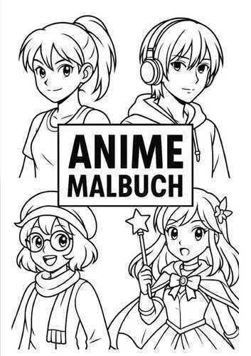 Anime Malbuch — Svetlana Schwarz