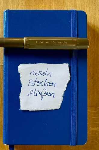 Rieseln stocken fließen