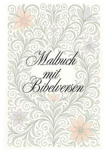 Malbuch mit Bibelversen