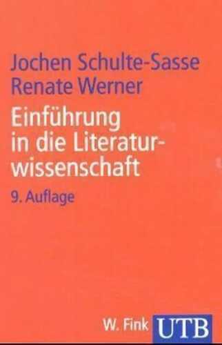 Einführung in die Literaturwissenschaft