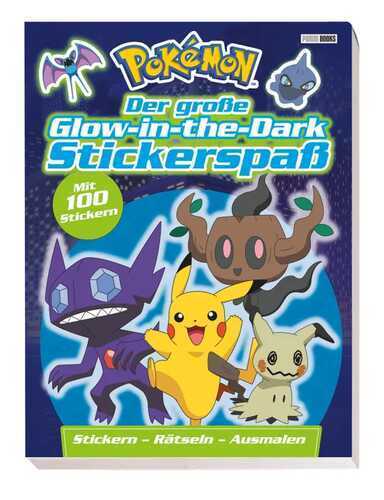 Pokémon: Der große Glow-in-the-Dark Stickerspaß: Stickern - Rätseln - Ausmalen