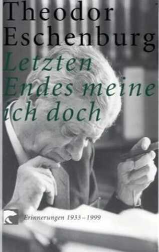 Letzten Endes meine ich doch
