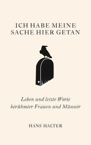 Ich habe meine Sache hier getan