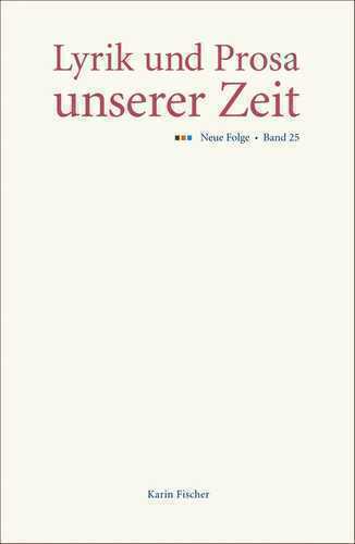 Lyrik und Prosa unserer Zeit