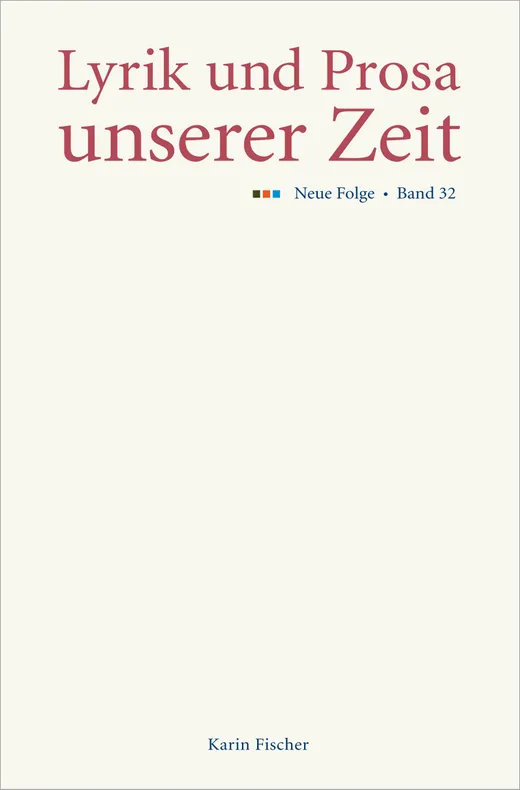 Lyrik und Prosa unserer Zeit