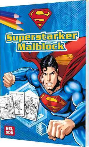 DC Superman: Superstarker Malblock