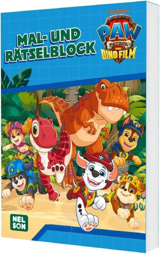 PAW Patrol Kindergartenheft: PAW Patrol - Der Dinofilm: Mal- und Rätselblock