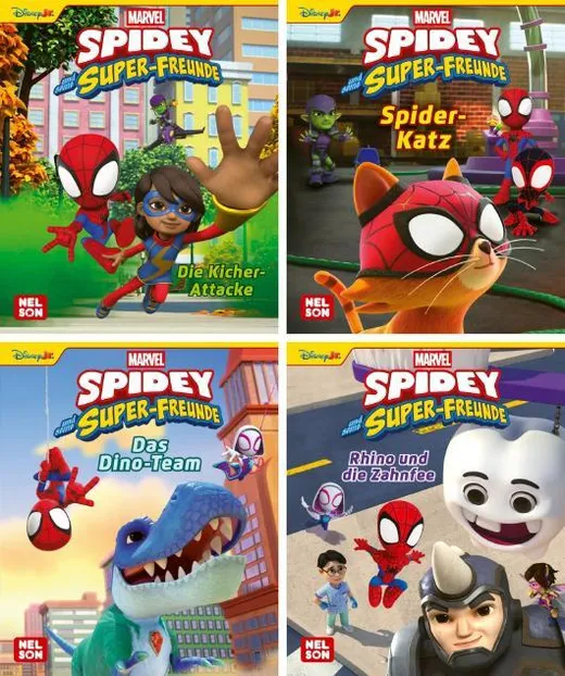 Nelson Mini-Bücher: Spidey und seine Freunde 9-12 (Einzel/WWS)