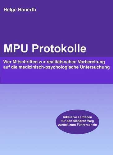 MPU Protokolle — Helge Hanerth