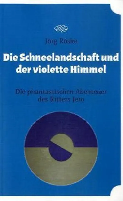 Die Schneelandschaft und der violette Himmel