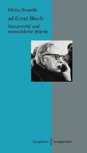 ad Ernst Bloch — Micha Brumlik