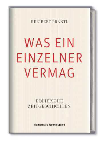 WAS EIN EINZELNER VERMAG — Heribert Dr. Prantl
