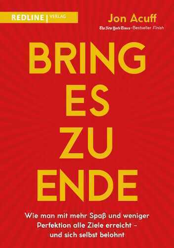 Bring es zu Ende! — Jon Acuff