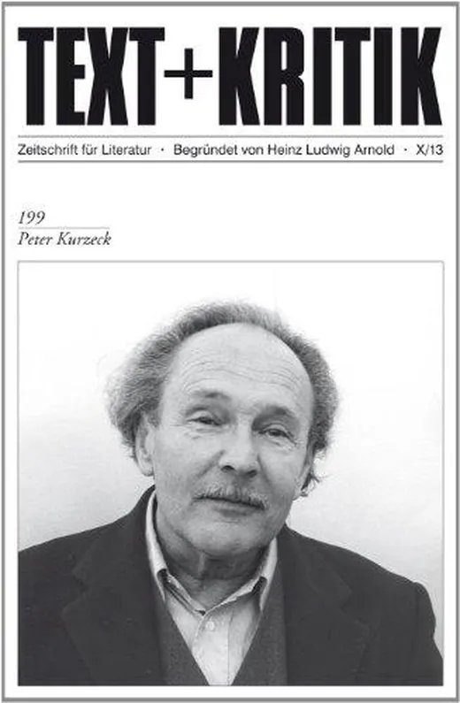 Peter Kurzeck (TEXT+KRITIK)