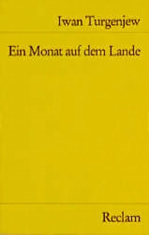 Ein Monat auf dem Lande