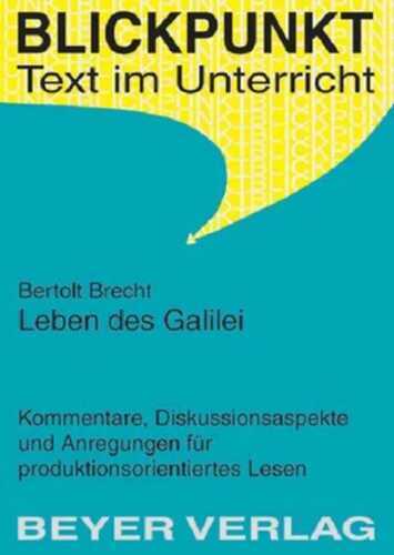 Brecht,Bertolt - Das Leben des Galilei