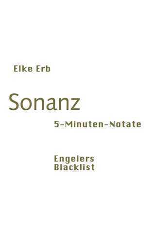 Sonanz — Elke Erb