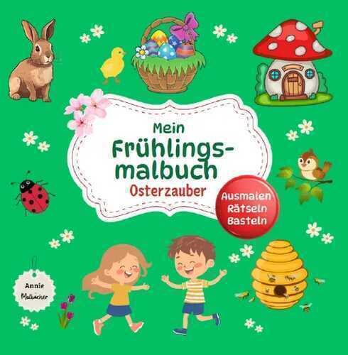Mein Frühlingsmalbuch - Osterzauber