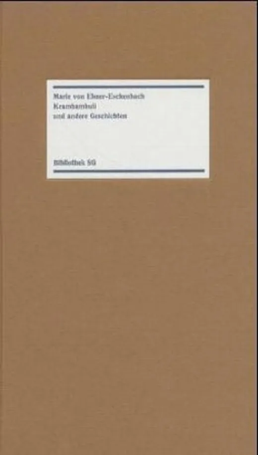 Krambambuli und andere Geschichten