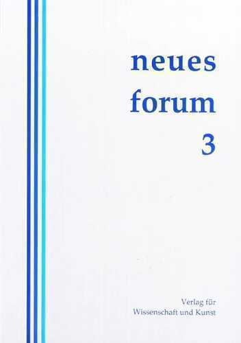 Neues Forum / neues forum 3