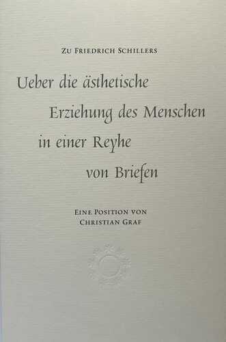 Selbsterziehung mit Schiller
