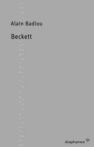 Beckett — Alain Badiou