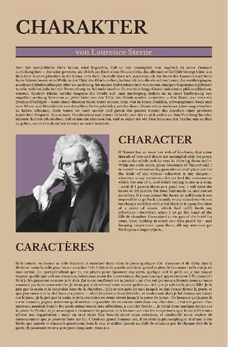 Charakter / Character / Caractères