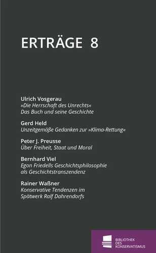 Erträge — Ulrich Vosgerau