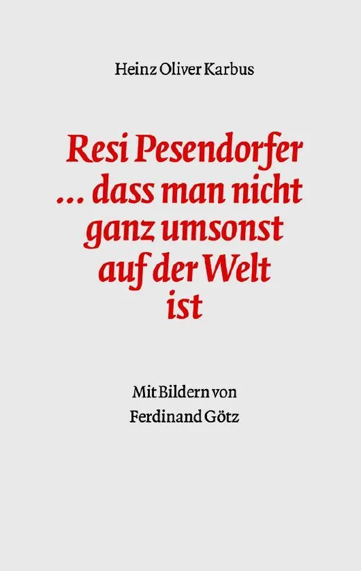 Resi Pesendorfer