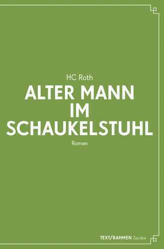 Alter Mann im Schaukelstuhl