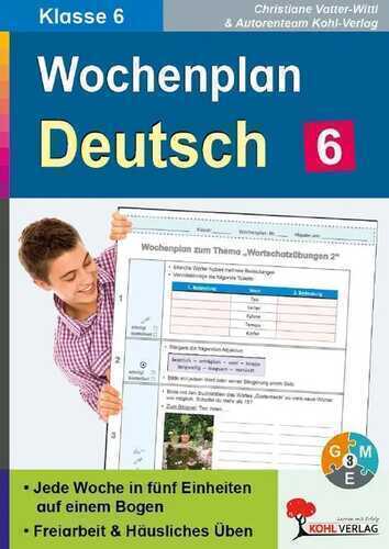 Wochenplan Deutsch 6 — Christiane Vatter-Wittl