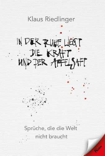 In der Ruhe liegt die Kraft und der Apfelsaft