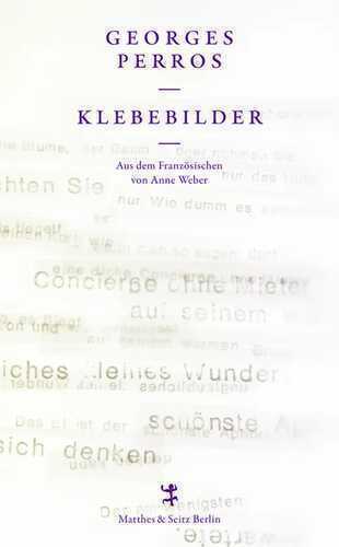 Klebebilder — Georges Perros
