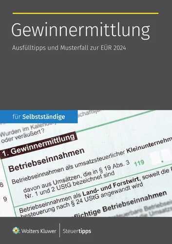 Gewinnermittlung — Wolters Kluwer Steuertipps