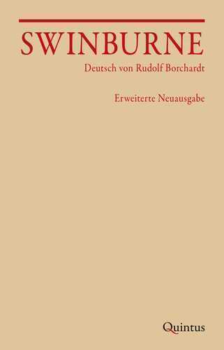 Swinburne — Rudolf Borchardt