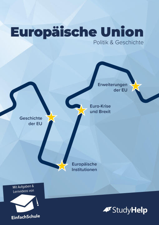Lernheft Europäische Union: Geschichte, Institutionen, Krisen & Zukunft - mit Übungen, Lösungen und QR-Videos