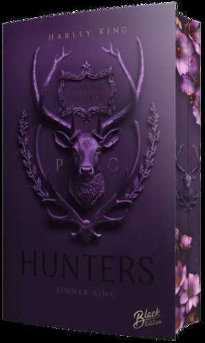 Hunters: Sinner King | Aufwendig gestaltete Ausgabe mit Farbschnitt – das integrierte Page Overlay ist limitiert nur in der ersten Auflage enthalten