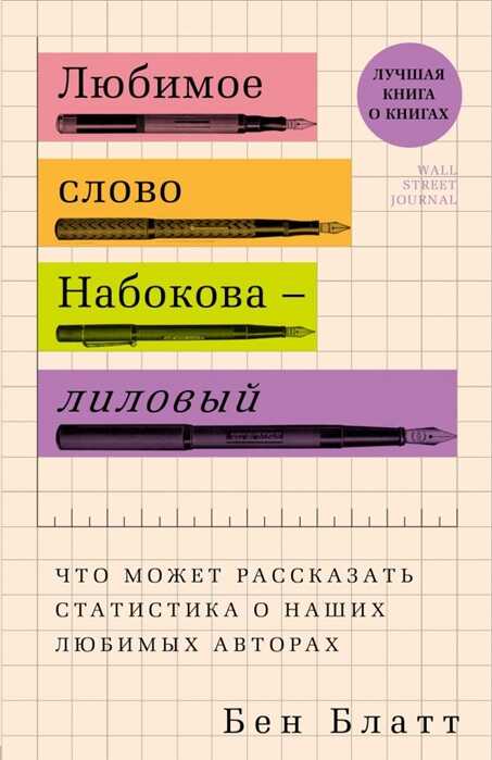 Любимое слово Набокова - лиловый. Что может рассказать статистика о наших любимых