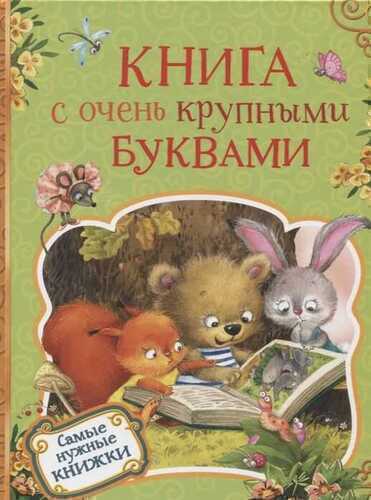 КНИГА С ОЧЕНь КРУПНЫМИ БУКВАМИ