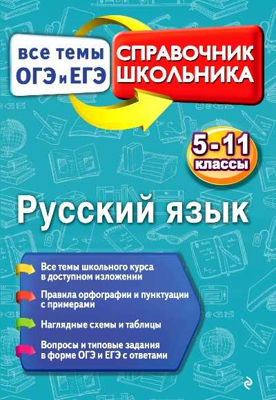 Русский Язык. Все Темы Огэ И Егэ. 5-11 Классы