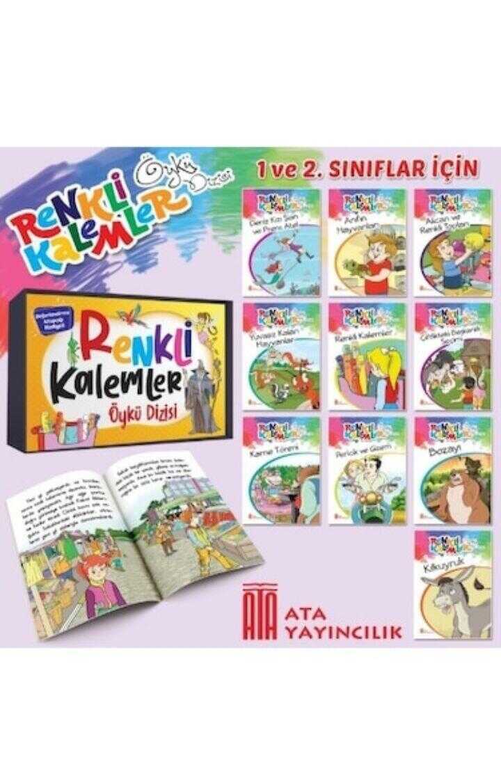 Renkli Kalemler Öykü Dizisi (10 Kitap Takım)