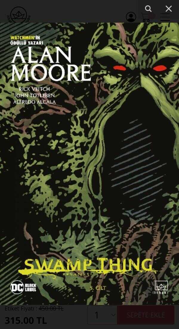 Swamp Thing Efsanesi: 5. Cilt