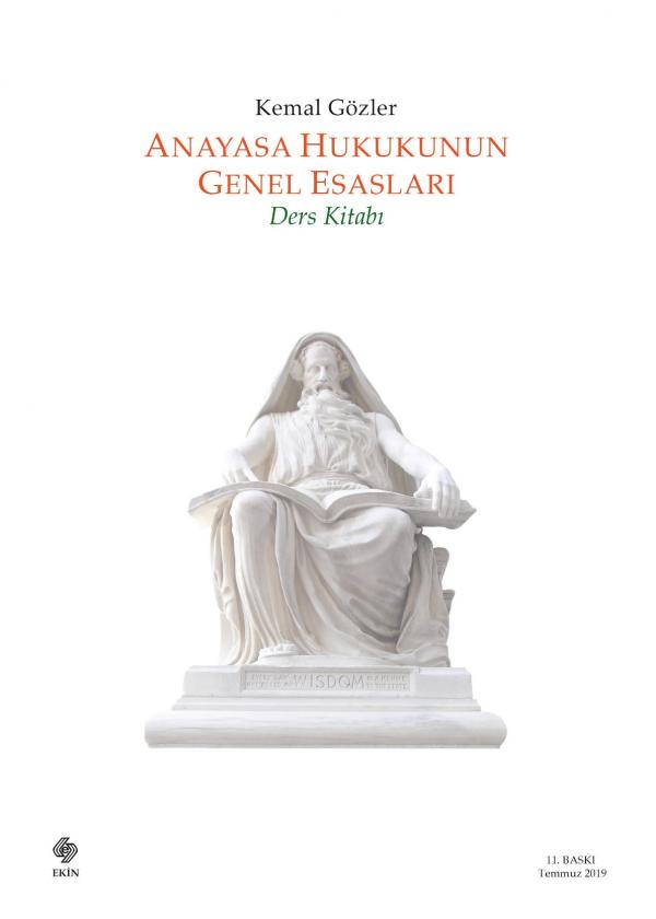 Anayasa Hukukunun Genel Esasları (Ders Kitabı)