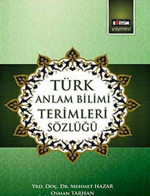Türk Anlam Bilimi Terimleri Sözlüğü