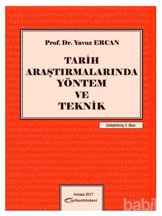 Tarih Araştırmalarında Yöntem ve Teknik