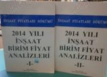 2014 Yılı İnşaat Birim Fiyat Analizleri - 2 Cilt