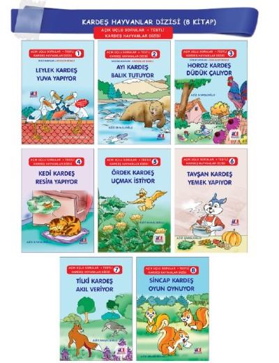Kardeş Hayvanlar Dizisi (8 Kitap Takım)